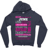 quens are born in june Zipper Hoodie