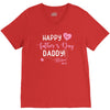 Happy Fathers Day Daddy V-Neck Tee
