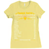 Taurus Facts Zodiac Ladies Fitted T-Shirt