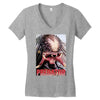 predator 2 poster ideal birthday present gift Women's V-Neck T-Shirt