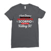 i never dreamed i'd grow up to be a super cute scorpio but here i am k Ladies Fitted T-Shirt
