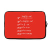 X-Mas Math Laptop sleeve