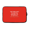 the tree isn't the only getting lit this christmas Laptop sleeve