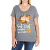 but first pumpkin spice latte, Ladies Curvy T-Shirt