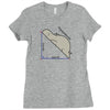 hypotenuse math humor Ladies Fitted T-Shirt