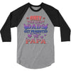 only the best dads get promoted to papa 3/4 Sleeve Shirt