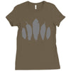 bird feathers nature Ladies Fitted T-Shirt