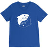 yin yang shark V-Neck Tee