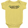 i Can't Live Without Love Vincent Van Gogh Baby Bodysuit