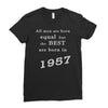 best men are born in 1957   60th birthday Ladies Fitted T-Shirt