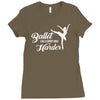 ballet like a sport only harder Ladies Fitted T-Shirt
