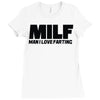herren lustiges Ladies Fitted T-Shirt