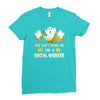 social worker 1 Ladies Fitted T-Shirt