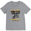 I'm A Nice Biker Grandpa So If I'm An Asshole To You You Need To Ask Y V-Neck Tee
