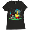 my friend hef Ladies Fitted T-Shirt