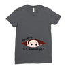 November Peeking Out Baby Boy Ladies Fitted T-Shirt