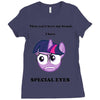 twilight has special eyes Ladies Fitted T-Shirt