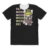 ski mood french bulldog All Over Women's T-shirt