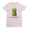 ninja diet Ladies Fitted T-Shirt