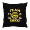 team stark Throw Pillow
