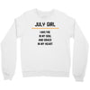 July Girl Crewneck Sweatshirt