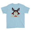 christmas t shirt santa reindeer penguin novelty xmas Youth Tee