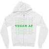 Vegan Af Zipper Hoodie