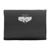 nbc psych fist bump Accessory Pouches
