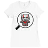 hello! i'm down here! Ladies Fitted T-Shirt