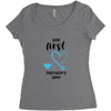 Our First Mother's Day! Baby Boy Women's Triblend Scoop T-shirt