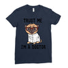 trust me i'm a dogtor Ladies Fitted T-Shirt