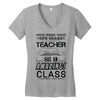 This 9 TH Grade Teacher Has An Amazing! Class Women's V-Neck T-Shirt