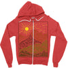 mountain line Zipper Hoodie