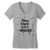 today i choose to be a unicorn Women's V-Neck T-Shirt