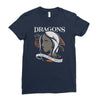 dragons are a girl's best frien Ladies Fitted T-Shirt