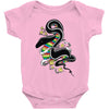 many colors  snake Baby Onesie