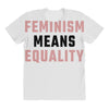 Feminism Means Equality All Over Women's T-shirt