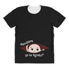 August Peeking Out Baby Boy in Spanish All Over Women's T-shirt