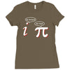 be rational get real t shirt funny math tee pi nerd nerdy geek shirt h Ladies Fitted T-Shirt