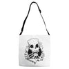bart skull Adjustable Strap Totes