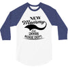New Mommy 2018 Rokie Dept. 3/4 Sleeve Shirt