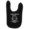 i cant brain today Baby Bibs