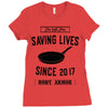 PUBG Yes We Pan Ladies Fitted T-Shirt