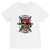 pirate zombie skull V-Neck Tee