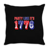 Party Like it's 1776 Throw Pillow
