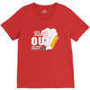 Butt Out Lung Cancer Awareness V-Neck Tee