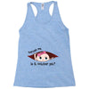 October Peeking Out Baby Girl Racerback Tank