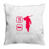 eat sleep battlefield Throw Pillow