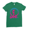 let's play the game eightees Ladies Fitted T-Shirt