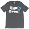 Bun in the Oven with Heart Baby Boy T-Shirt